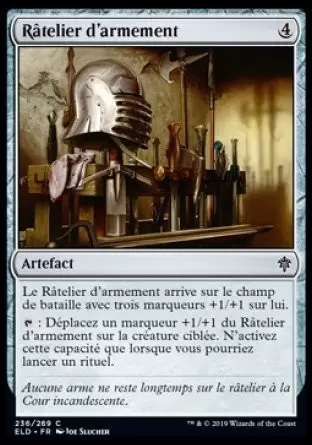 Le trône d\'Eldraine - Râtelier d\'armement