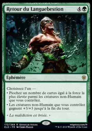 Le trône d\'Eldraine - Retour du Languebestion