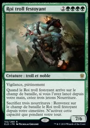 Le trône d\'Eldraine - Roi troll festoyant