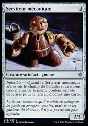 Le trône d\'Eldraine - Serviteur mécanique