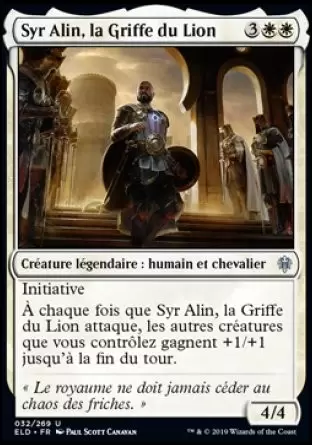 Le trône d\'Eldraine - Syr Alin, la Griffe du Lion