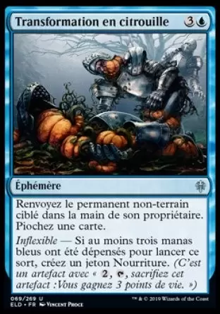 Le trône d\'Eldraine - Transformation en citrouille