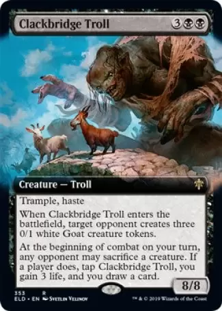 Le trône d\'Eldraine - Troll du ponceau
