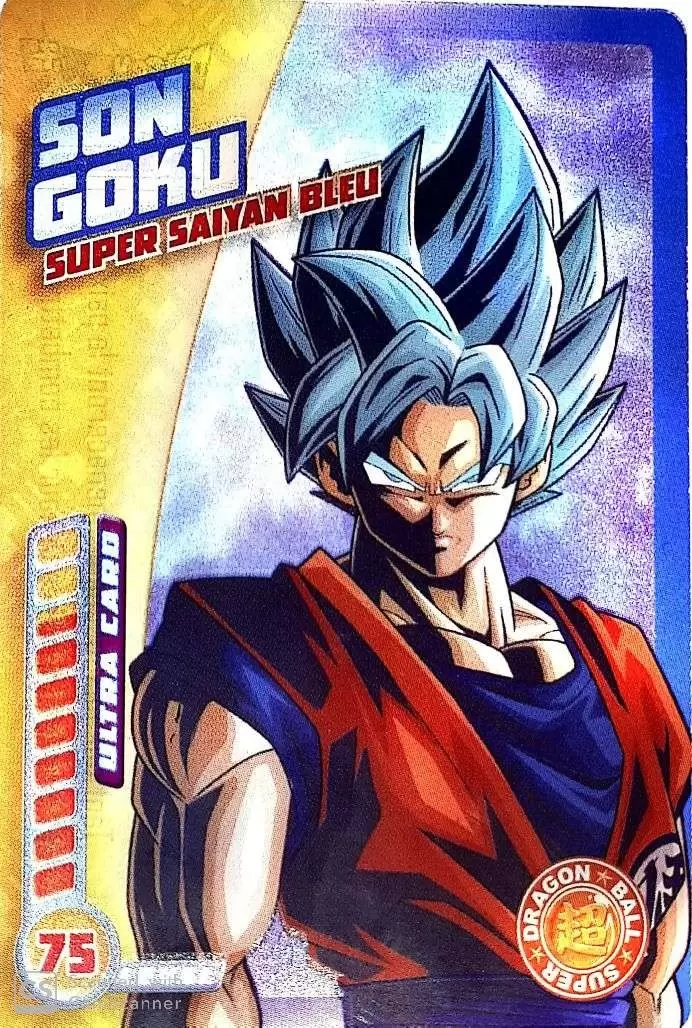 Dragon Ball Super Trading Card Panini - Son Goku Super Saiyan Bleu