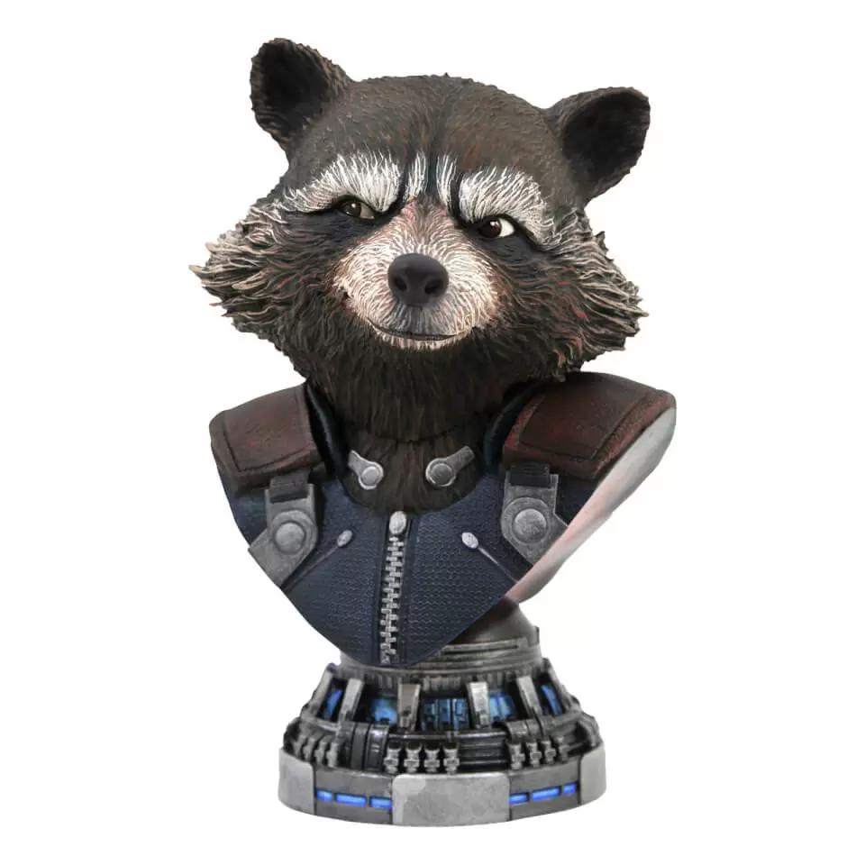 Bustes Diamond Select - Marvel Legends In 3D - Avengers: Infinity War - Rocket Raccoon Bust