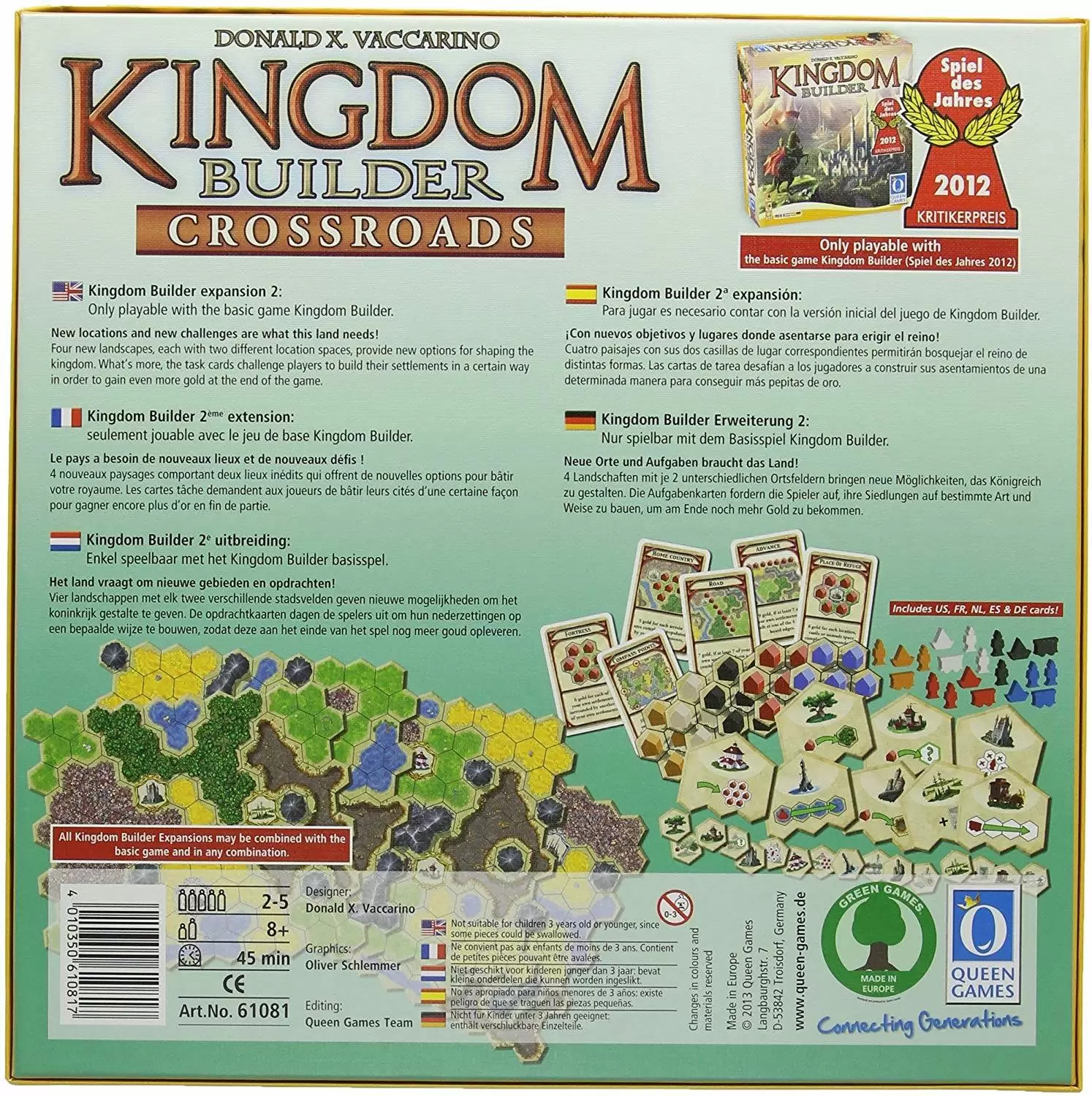 Autres jeux - Kingdom Builder - Extension 2 - Crossroads