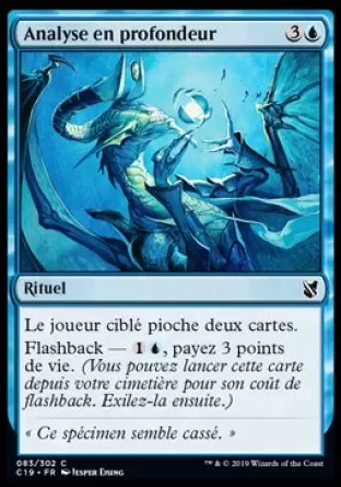 Commander 2019 - Analyse en profondeur