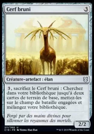 Commander 2019 - Cerf bruni