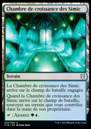 Commander 2019 - Chambre de croissance des Simic