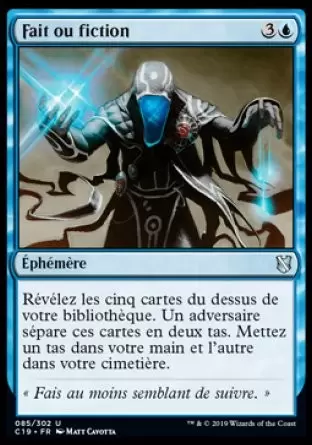 Commander 2019 - Fait ou fiction