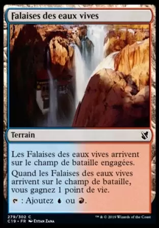 Commander 2019 - Falaises des eaux vives