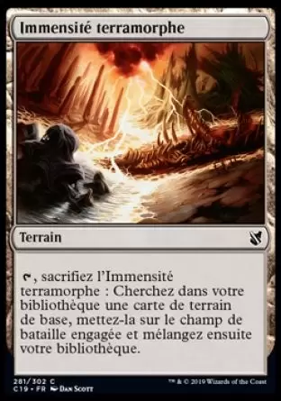Commander 2019 - Immensité terramorphe