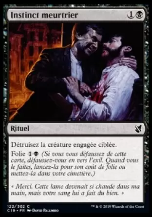 Commander 2019 - Instinct meurtrier