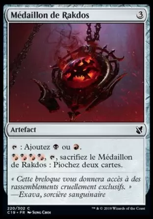 Commander 2019 - Médaillon de Rakdos