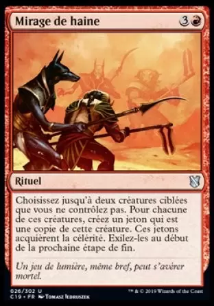 Commander 2019 - Mirage de haine