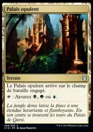 Commander 2019 - Palais opulent