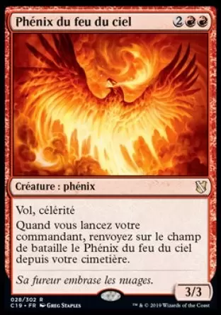 Commander 2019 - Phénix du feu du ciel