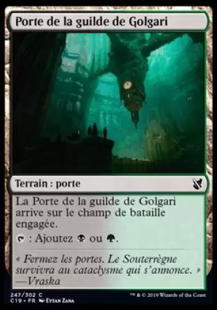 Commander 2019 - Porte de la guilde de Golgari