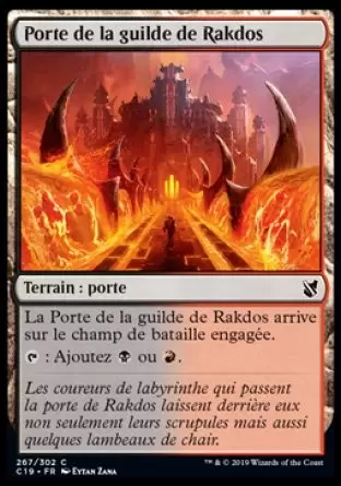 Commander 2019 - Porte de la guilde de Rakdos