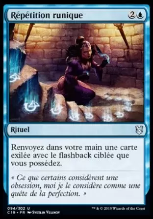Commander 2019 - Répétition runique