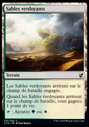 Commander 2019 - Sables verdoyants