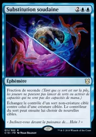 Commander 2019 - Substitution soudaine
