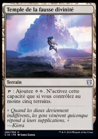 Commander 2019 - Temple de la fausse divinité