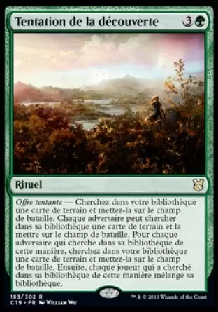 Commander 2019 - Tentation de la découverte