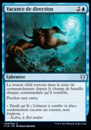 Commander 2019 - Vacance de direction