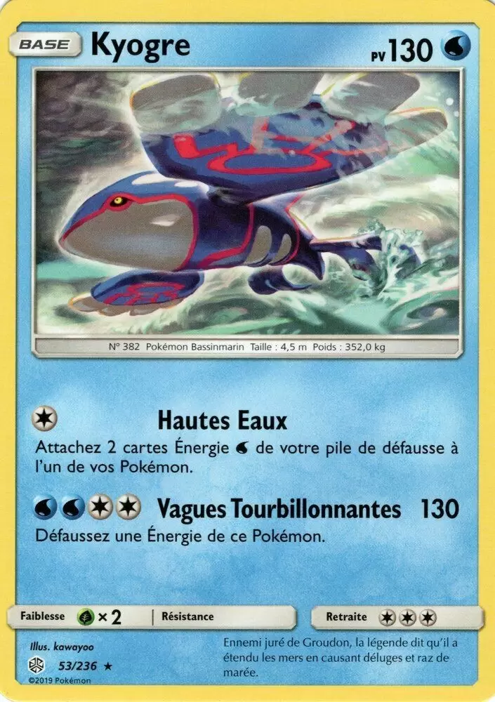 Éclipse Cosmique - Kyogre