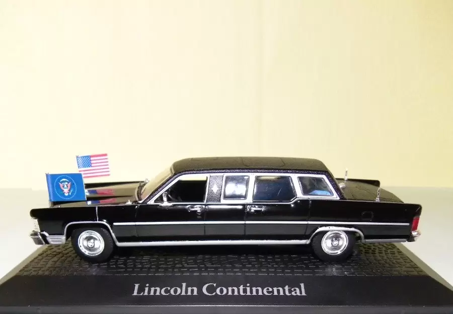 Voitures Chefs d\'État - Éditions Atlas - Lincoln Continental R. Reagan 1981