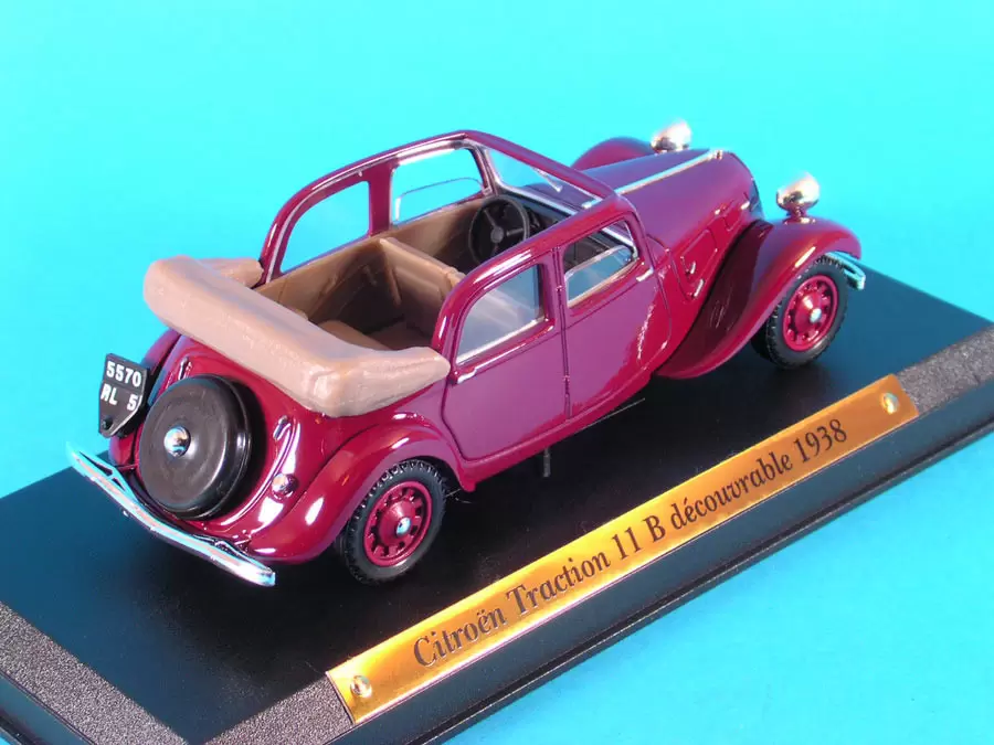Voitures d\'Exception - Éditions Atlas - Citroën Traction 11 B Découvrable 1938