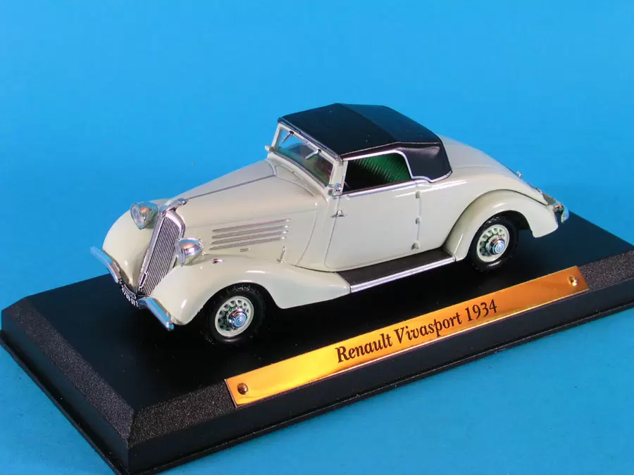 Voitures d\'Exception - Éditions Atlas - Renault Vivasport Cabriolet Capoté 1934