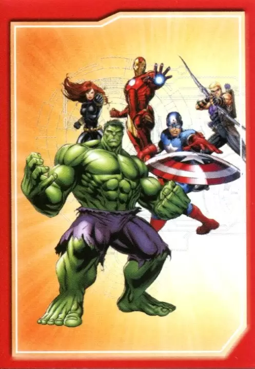 Avengers : Rassemblement - HULK  /  CAPTAIN AMERICA  /  IRON MAN /   OEIL - DE - FAUCON  /   BLACK  WIDOW