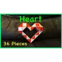 Rubik's Snake rouge (36 pièces)