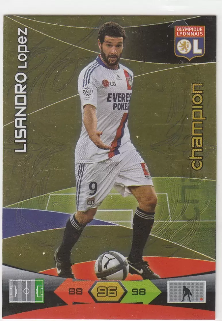 Adrenalyn XL: 2010-211 - Lisandro Lopez - Lyon