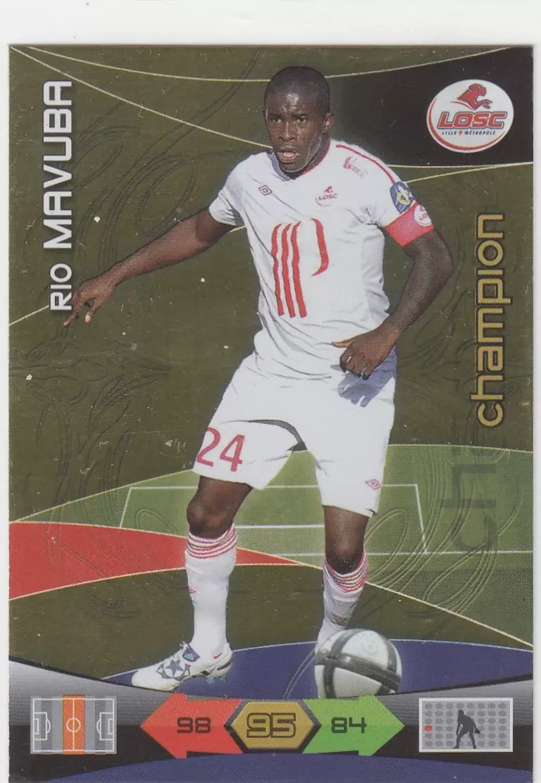 Adrenalyn XL: 2010-211 - Rio Mavuba - Lille