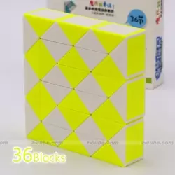 Rubik's Snake jaune (36 pièces)