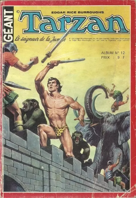 Tarzan Géant - Album N°12 (du n°35 au n°37)