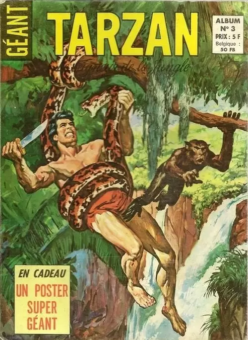 Tarzan Géant - Album N°3 (du n°7 au n°9)
