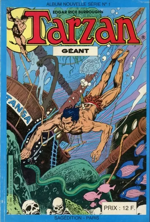 Tarzan Géant - Album Nouvelle Série N°1 (du n°50 au n°52)