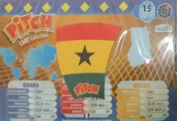 Magnets Pitch - Puzzles Drapeaux du monde - Ghana