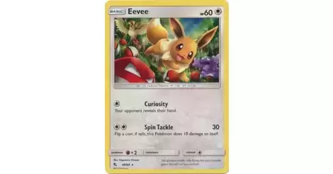 UK Seller. Eevee Holo Rare 48/68 Hidden Fates Pokemon Card