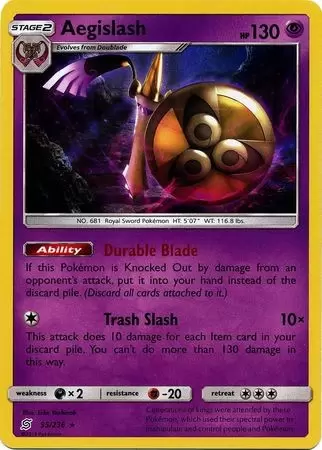Unified Minds - Aegislash Holo
