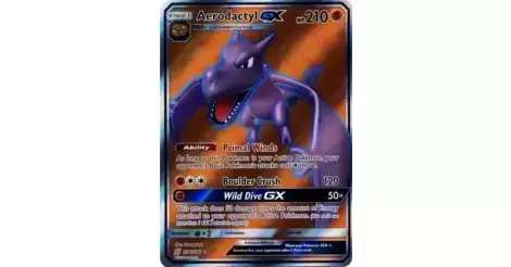 Card Aerodactyl-GX 224/236 da coleção Unified Minds