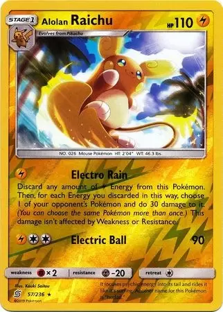 Unified Minds - Alolan Raichu Reverse