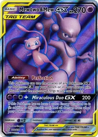 Mewtwo Mew - Unified Pokémon card 222/236