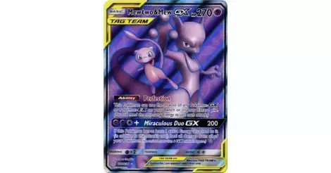 Mewtwo & Mew GX - Sun & Moon: Unified Minds - Pokemon