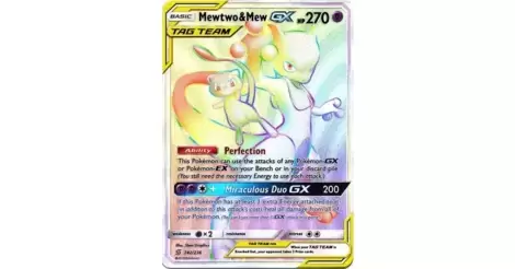 Check the actual price of your Mewtwo & Mew-GX 242/236 Pokemon card