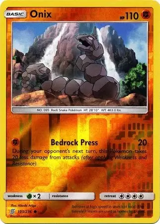 Onix - Fusion Strike Pokémon card 138/264